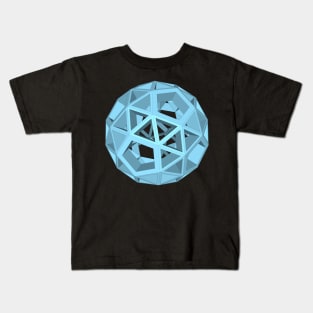 lawal v2 skeletal rhomibicosidodecahedron gmtrx Kids T-Shirt